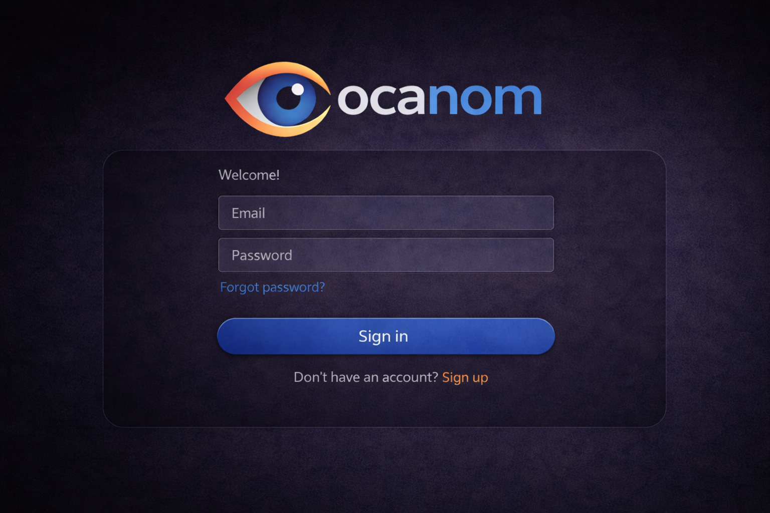 Create your account